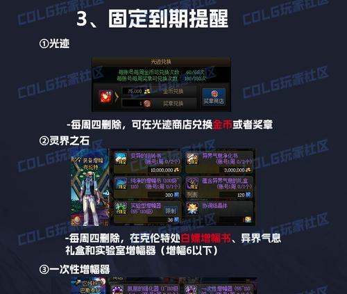 dnf光迹应该优先换取哪些物品?
